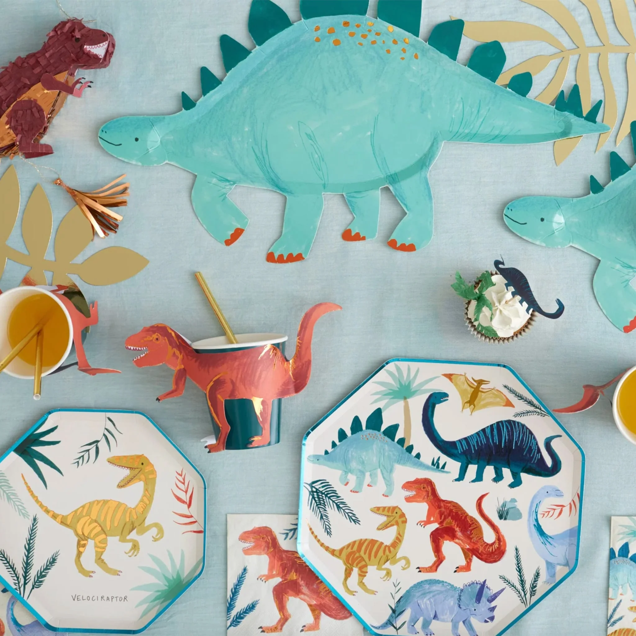 Assiettes de Carton (8) - Royaume Des Dinosaures - Image 4