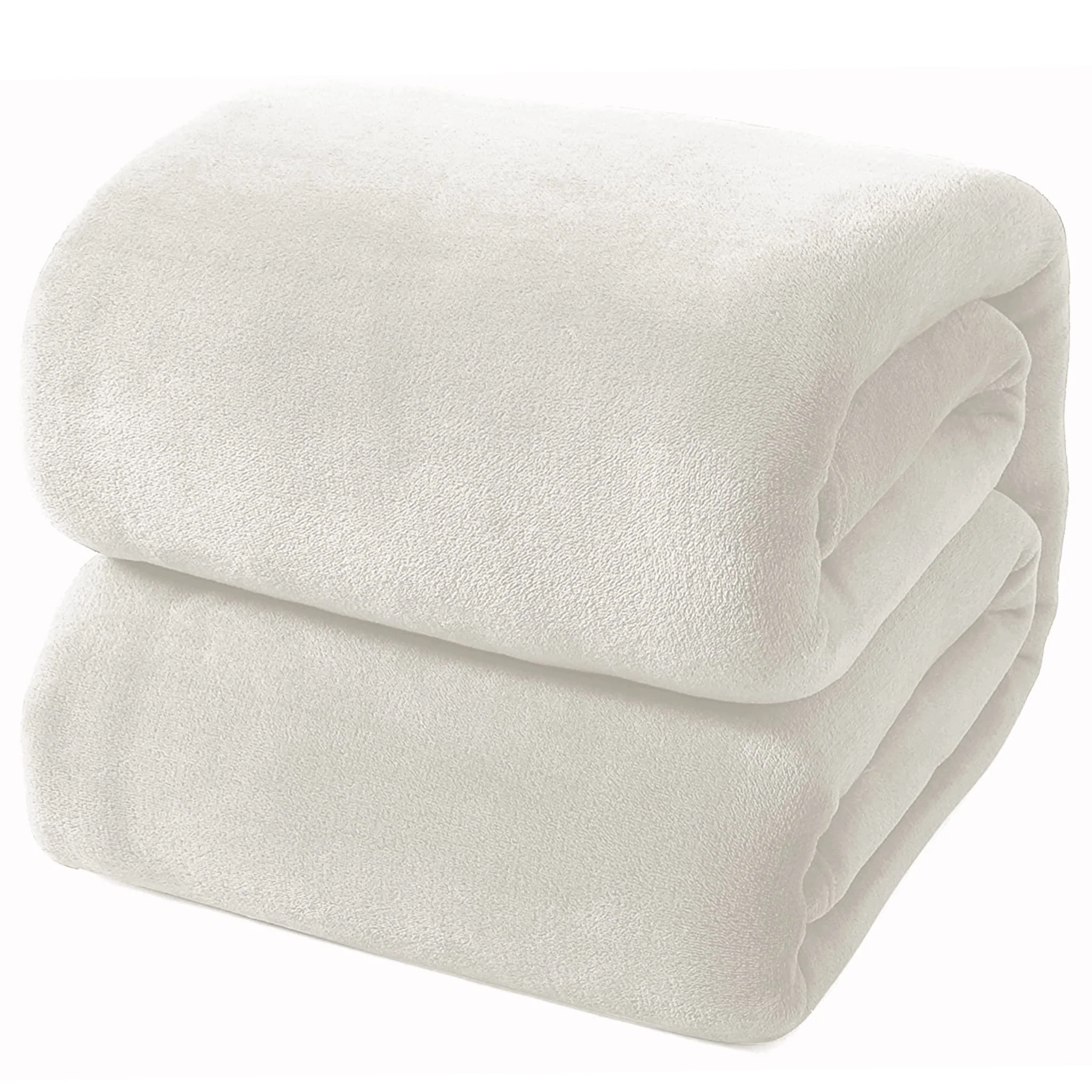 Couverture 80x88 Peluche Crème - Image 6