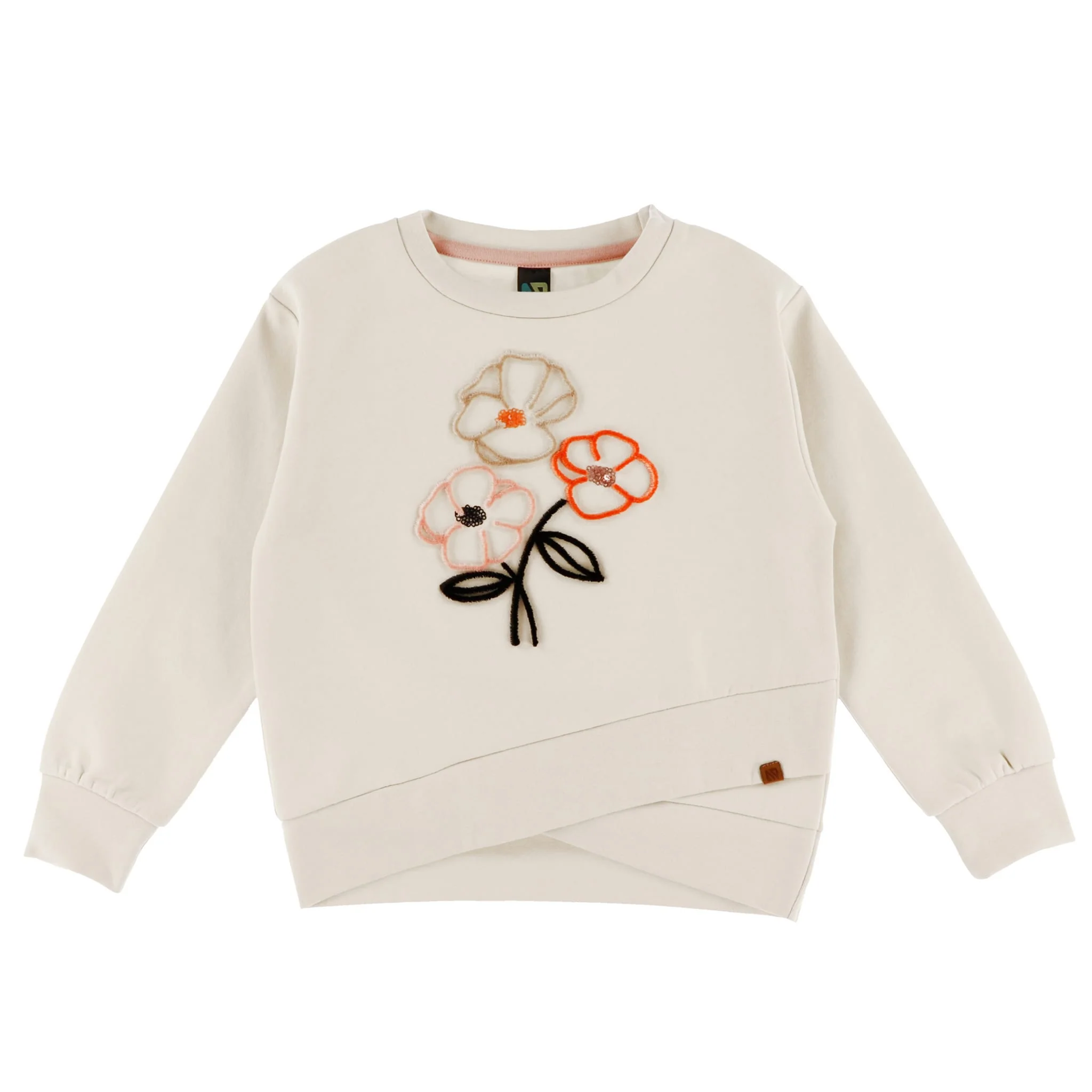 Gilet Ouaté Fleurs 2-12ans