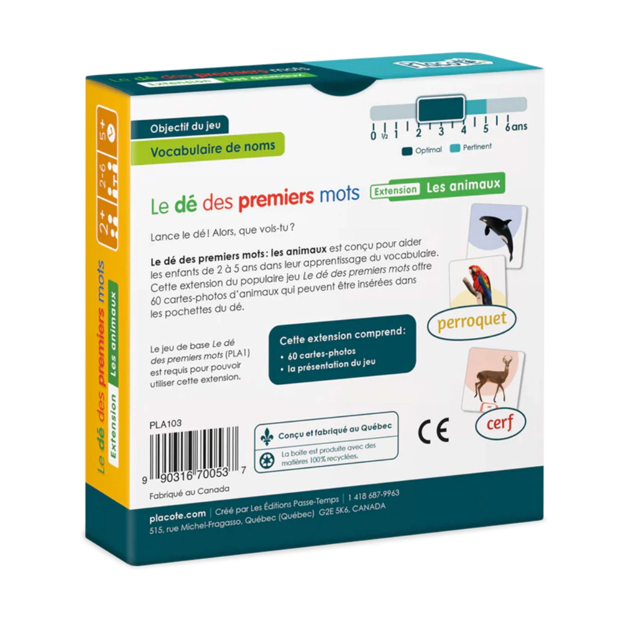 Le dé des premiers mots - Les animaux (extension) - Image 7