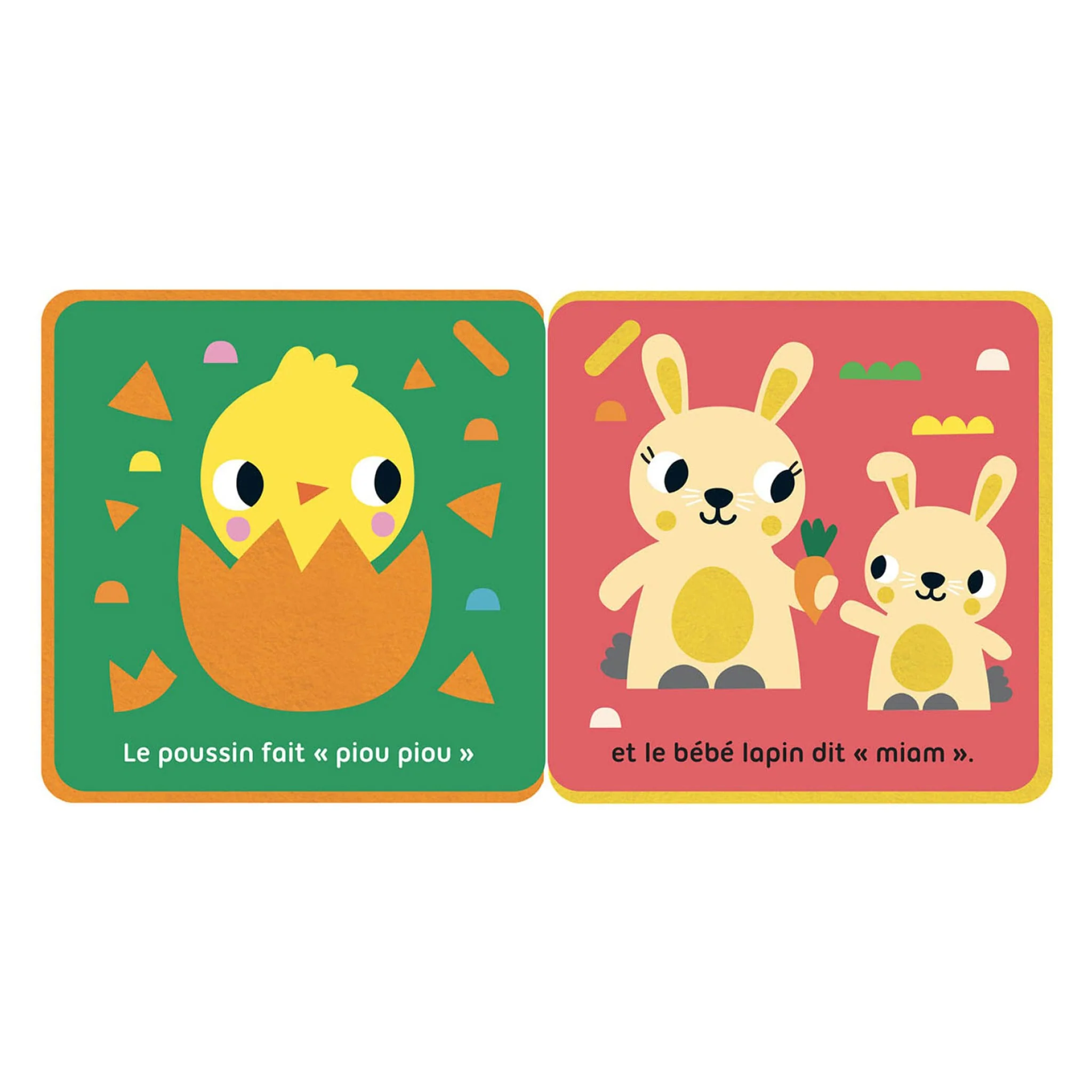 Livre pour Poussette en Feutrine - Petits amis - Image 3