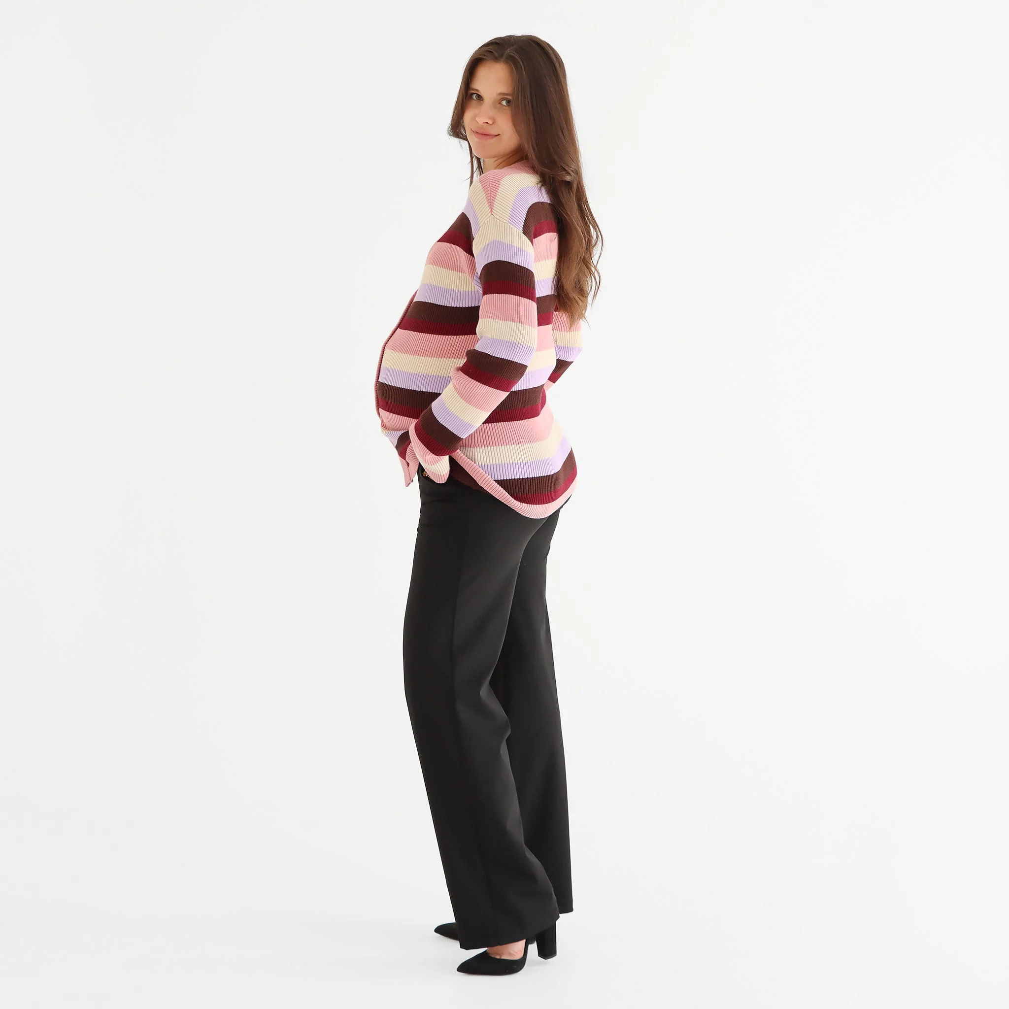 Pantalon Classique Maternité Noir - Image 3
