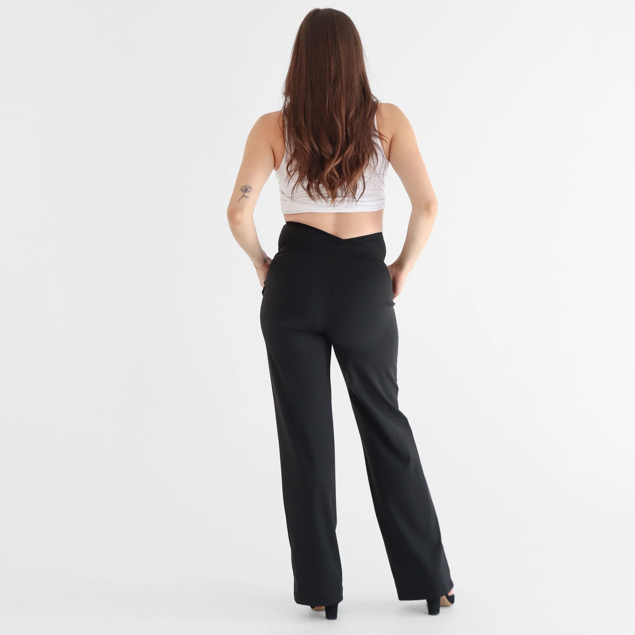 Pantalon Classique Maternité Noir - Image 7