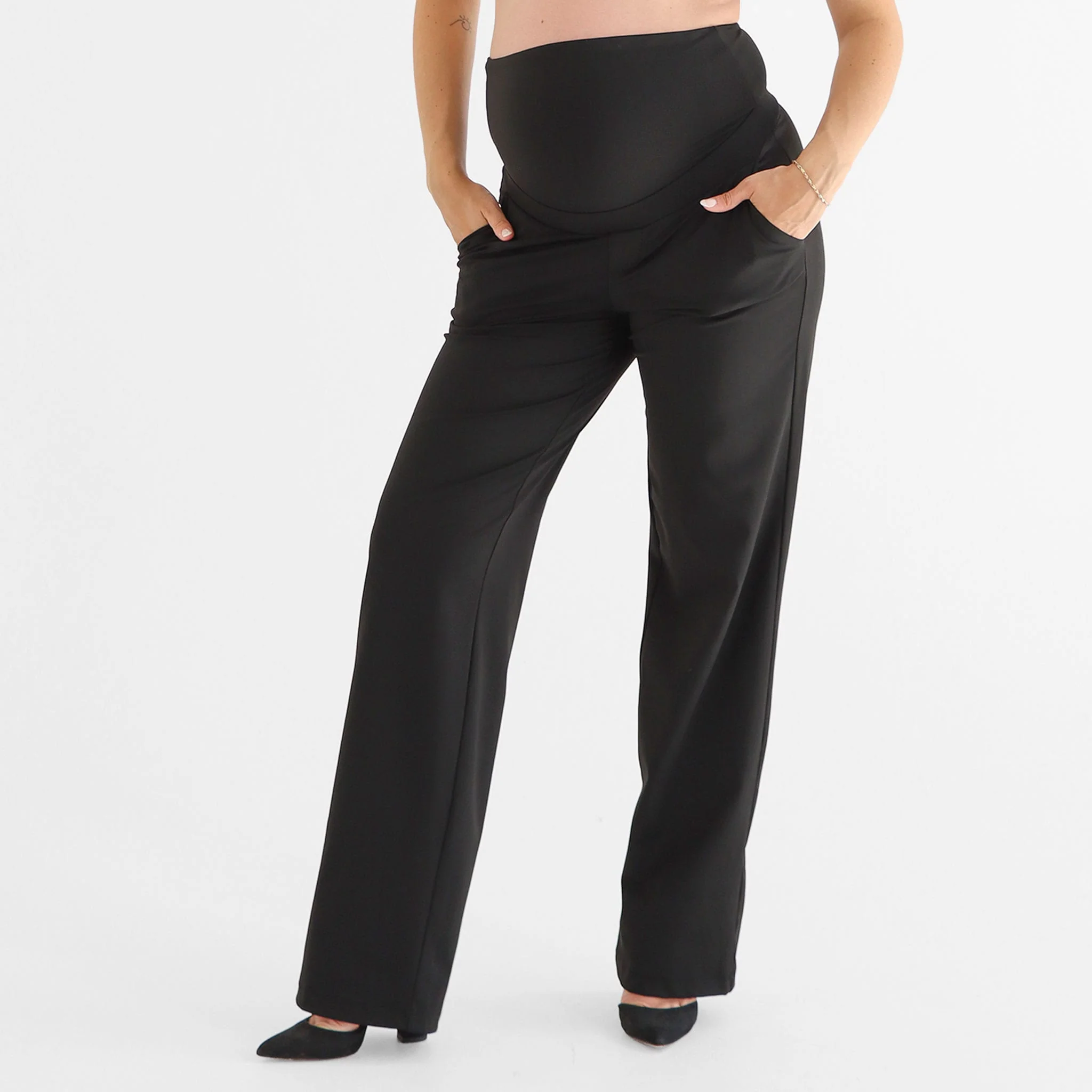 Pantalon Classique Maternité Noir - Image 8