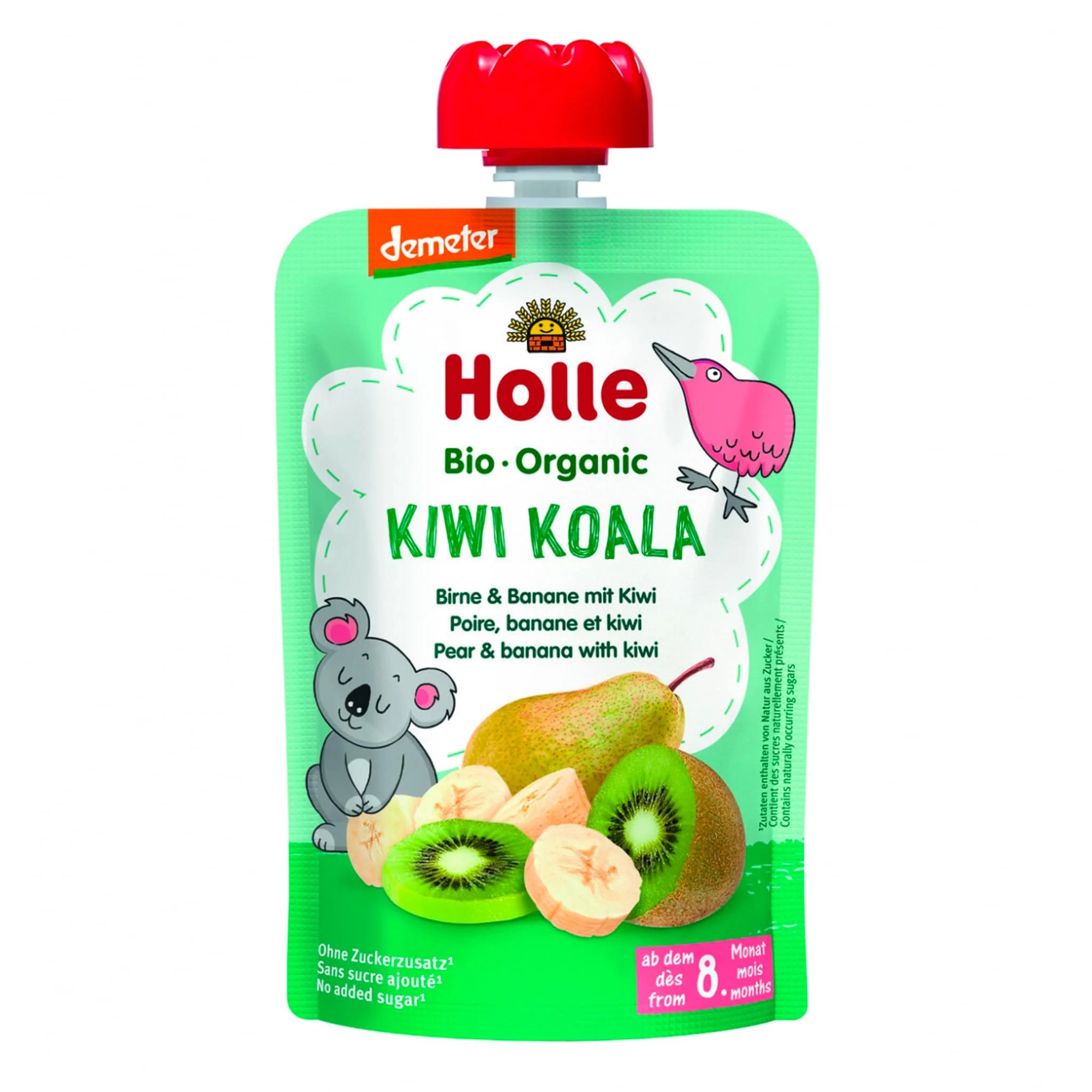 Purée Bio - Kiwi Koala - Poire et Banane avec Kiwi (À partir de 8 mois)