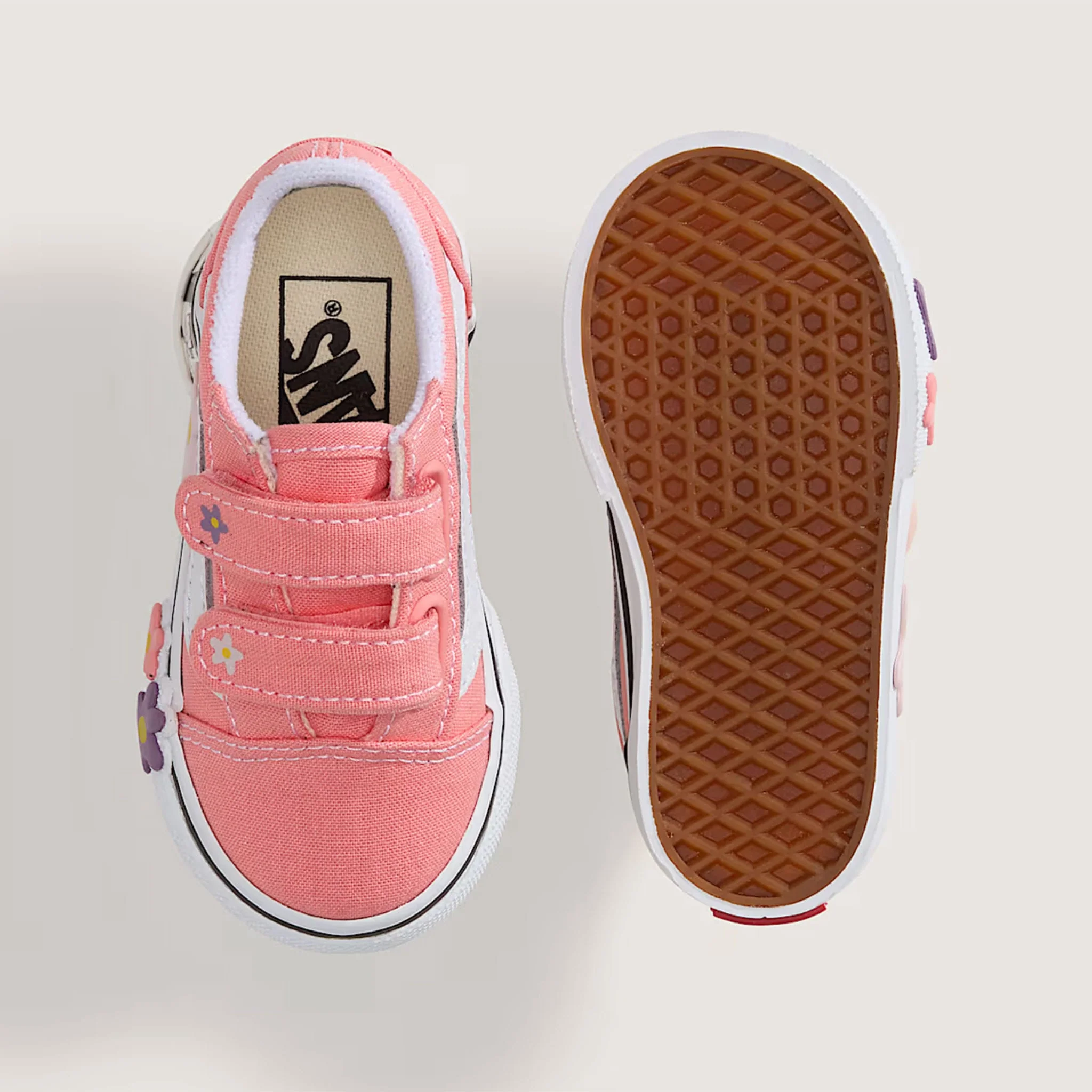 Soulier Old Skool Fleurs Pointures 4-10 - Image 3