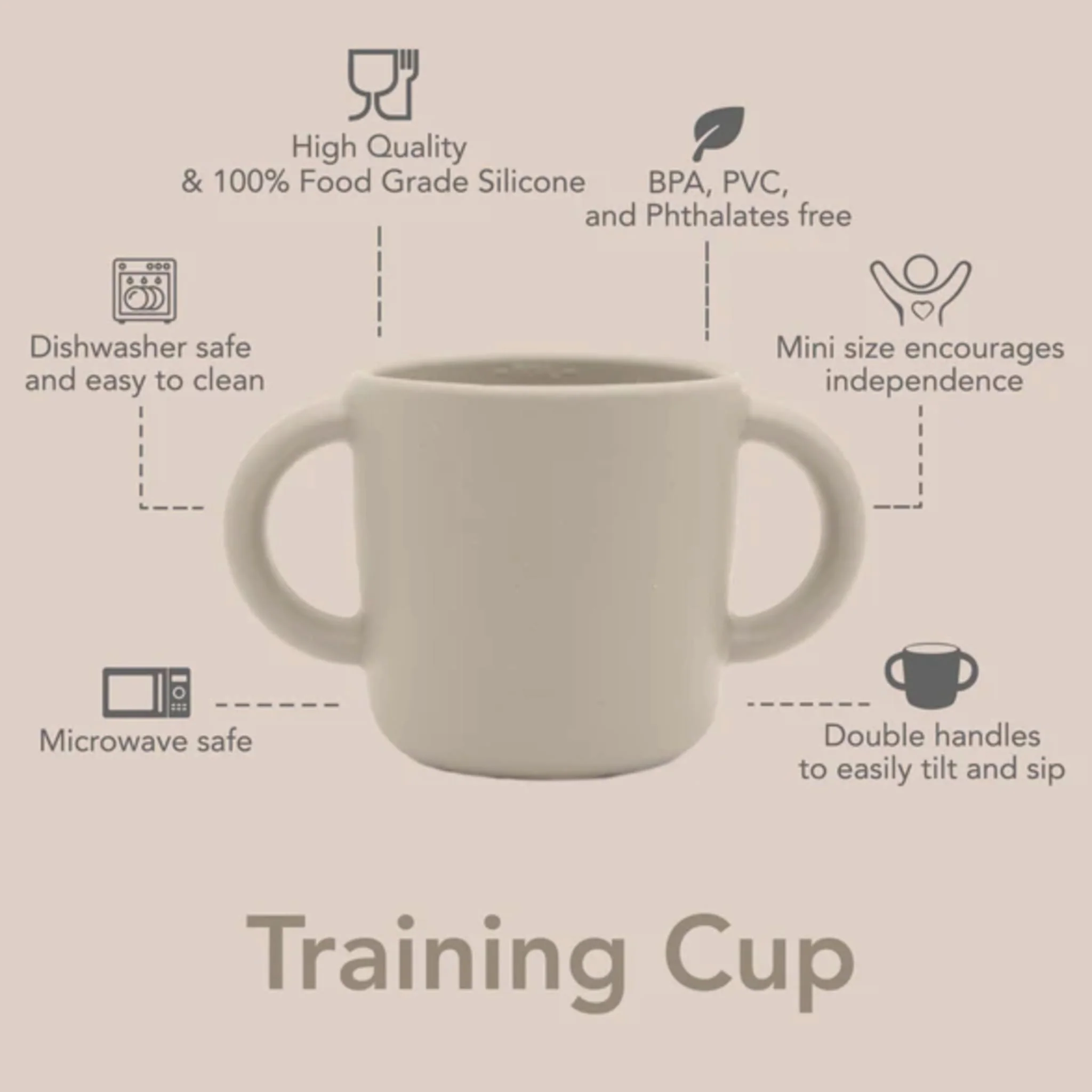 Tasse Silicone Ivoire 8oz - Image 3