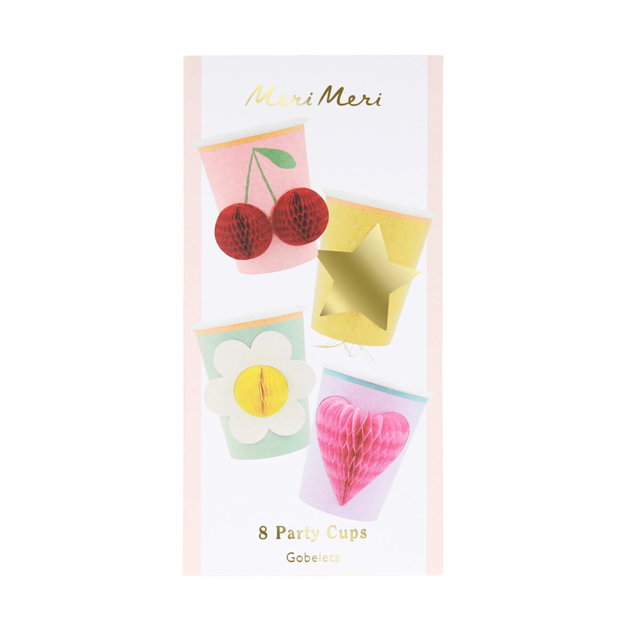 Verres de Carton Motifs Assortis Fleurs Icônes (8) - Image 12