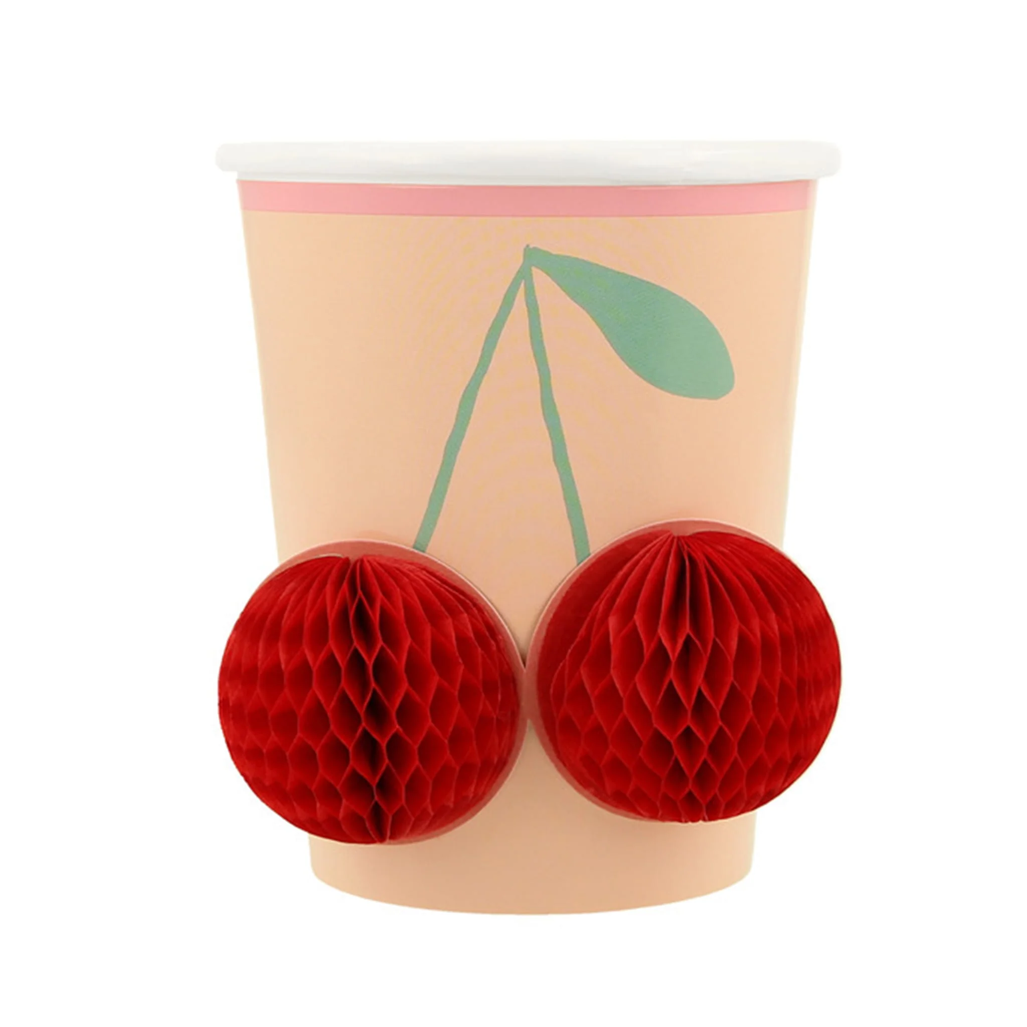 Verres de Carton Motifs Assortis Fleurs Icônes (8) - Image 3
