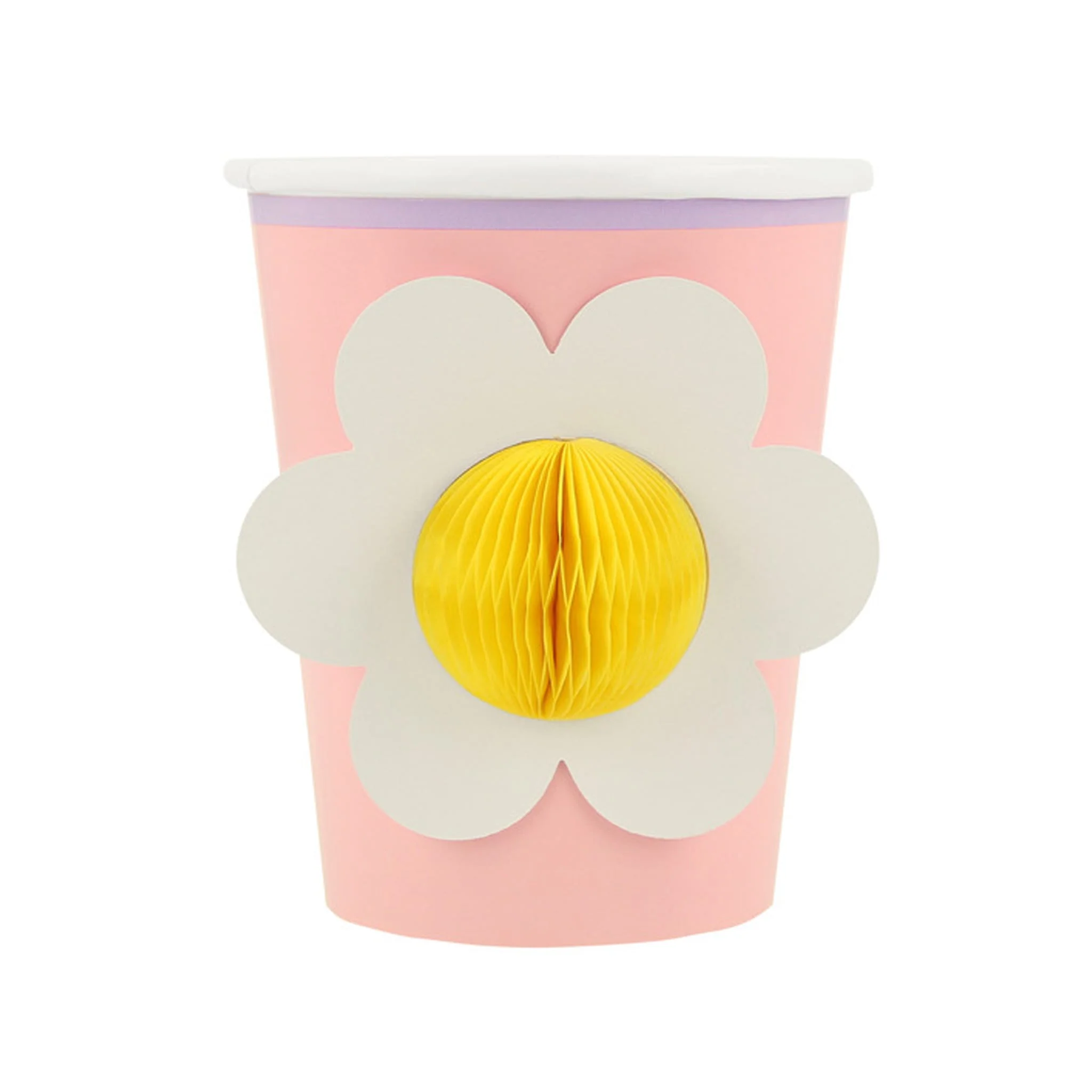 Verres de Carton Motifs Assortis Fleurs Icônes (8) - Image 8